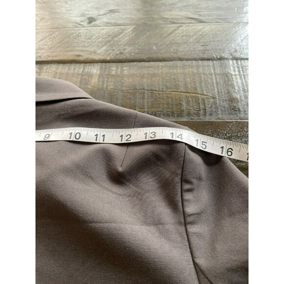 All Saints Black Smoke Aleida Open Long Length Blazer Jacket Size 4 NEW - Picture 11 of 11